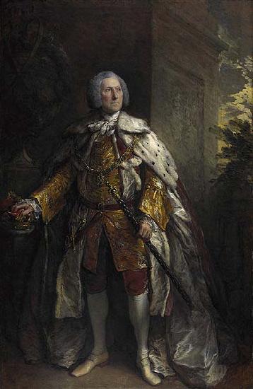 Thomas Gainsborough John Campbell, 4th Duke of Argyll oil painting image